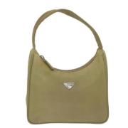 Pre-owned Canvas shoulder-bags Prada Vintage , Green , Dames