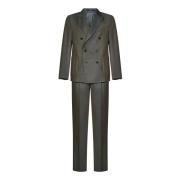 Single Breasted Suits Drumohr , Green , Heren