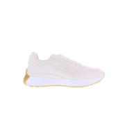 Leren Sneakers Zwart/Wit Alexander McQueen , White , Heren