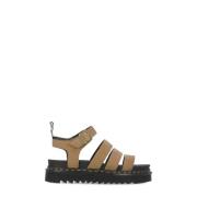 Flat Sandals Dr. Martens , Brown , Dames