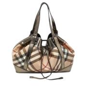 Pre-owned Leather burberry-bags Burberry Vintage , Gray , Dames
