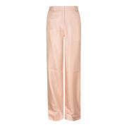 Straight Trousers Lanvin , Pink , Dames