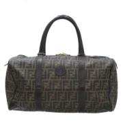 Pre-owned Canvas handbags Fendi Vintage , Brown , Unisex