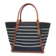 Pre-owned Canvas totes Coach Pre-owned , Blue , Dames