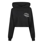 Zwarte Katoenen Terry Sweatshirt voor Dames Amiri , Black , Dames