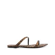 Sandals Saint Laurent , Brown , Dames