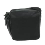 Pre-owned Leather shoulder-bags Prada Vintage , Black , Dames