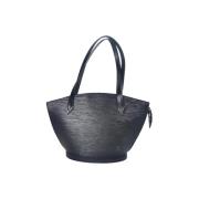 Pre-owned Leather louis-vuitton-bags Louis Vuitton Vintage , Black , D...