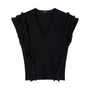 Sleeveless Tops Actitude , Black , Dames