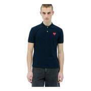 Polo Shirts Comme des Garçons Play , Blue , Heren