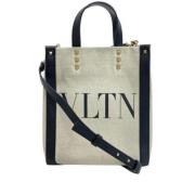 Pre-owned Canvas handbags Valentino Vintage , Beige , Dames