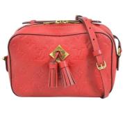 Pre-owned Leather louis-vuitton-bags Louis Vuitton Vintage , Red , Dam...