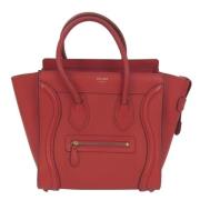 Pre-owned Leather handbags Celine Vintage , Red , Dames