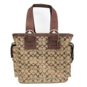 Pre-owned Canvas totes Coach Pre-owned , Brown , Dames