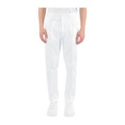 Slim-fit Trousers Paolo Pecora , White , Heren