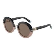 Black Nude/Brown Sunglasses TF 4203 Tiffany , Multicolor , Dames