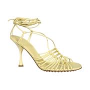 High Heel Sandals Bottega Veneta , Yellow , Dames