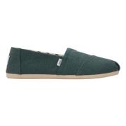 Groene Alpargata Loafers Toms , Green , Dames