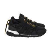 Zwarte Sneakers Schoenen Versace Jeans Couture , Black , Heren