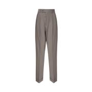 Wide Trousers Sportmax , Beige , Dames