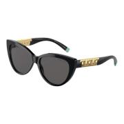 Black/Dark Grey Sunglasses TF 4198 Tiffany , Black , Dames