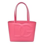 Wisteria DG Logo Tote Tas Dolce & Gabbana , Pink , Dames