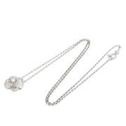 Pre-owned White Gold necklaces Chanel Vintage , Gray , Dames