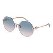 Rose Gold Blue Pink Sunglasses Tiffany , Yellow , Dames