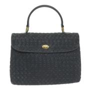 Pre-owned Suede handbags Bally Pre-owned , Black , Dames