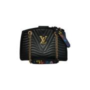 Pre-owned Leather louis-vuitton-bags Louis Vuitton Vintage , Black , D...