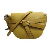 Pre-owned Leather shoulder-bags Loewe Pre-owned , Yellow , Dames