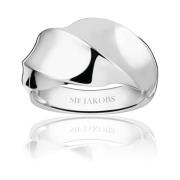 Ardito Pianura Rhodium-geplateerde Sterling Zilveren Ring Sif Jakobs J...