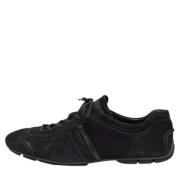 Pre-owned Suede sneakers Prada Vintage , Black , Heren