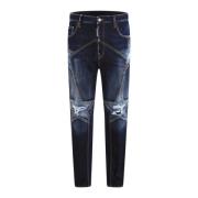 Heren Superstar Wash 642 Jeans Blauw Dsquared2 , Blue , Heren