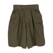 Olijf Herringbone Multipocket Short R13 , Green , Dames