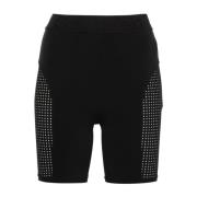 Sportieve Zwarte Jersey Shorts Calvin Klein , Black , Dames