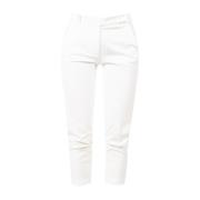 Cropped Trousers Pinko , White , Dames