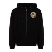 Zwarte Hoodie Truien Just Cavalli , Black , Heren