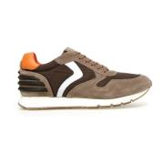 Sneakers Voile Blanche , Brown , Dames
