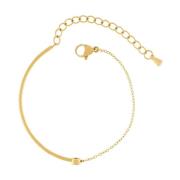 Transparante CZ Goud Armband Dansk Copenhagen , Yellow , Dames