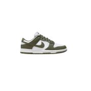 Lage Groene en Witte Sneakers Nike , Green , Heren