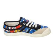 Kleurrijke Canvas Sneakers voor Lente/Zomer Kawasaki , Multicolor , Da...