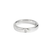 Pre-owned Platinum rings Tiffany & Co. Pre-owned , Gray , Dames