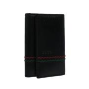 Pre-owned Leather key-holders Gucci Vintage , Black , Dames