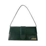 Pre-owned Leather shoulder-bags Jacquemus Pre-owned , Green , Dames