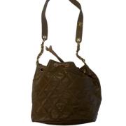 Pre-owned Leather chanel-bags Chanel Vintage , Brown , Unisex