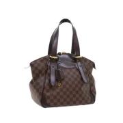 Pre-owned Canvas louis-vuitton-bags Louis Vuitton Vintage , Brown , Da...