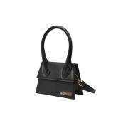 Pre-owned Leather handbags Jacquemus Pre-owned , Black , Dames