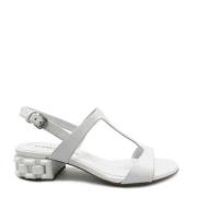 Sandalen met hoge hak Roberto Festa , White , Dames