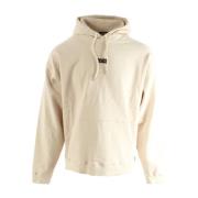 Beige Oversized Hoodie Sweatshirt Dsquared2 , Beige , Heren